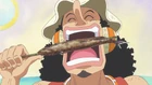 Usopp Eating a Fish