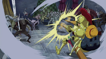 Luffy vs. General Zombies