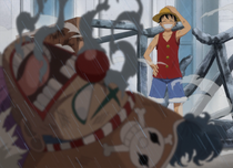 Buggy Fails To Execute Luffy