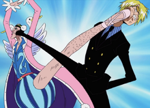 Mr. 2 vs. Sanji