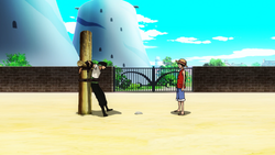 Luffy Asks Zoro to Join Crew