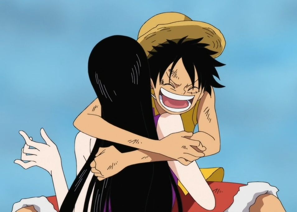 Imagen Luffy Abrazando A Hancockpng One Piece Wiki Fandom 3739