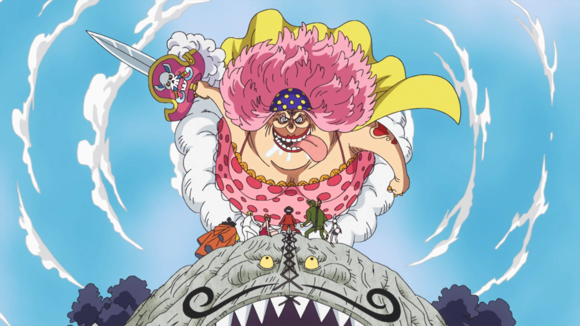 Image Big Mom Attacks Straw Hat Group.png One Piece Wiki FANDOM