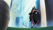 Heracles despidiendose de usopp