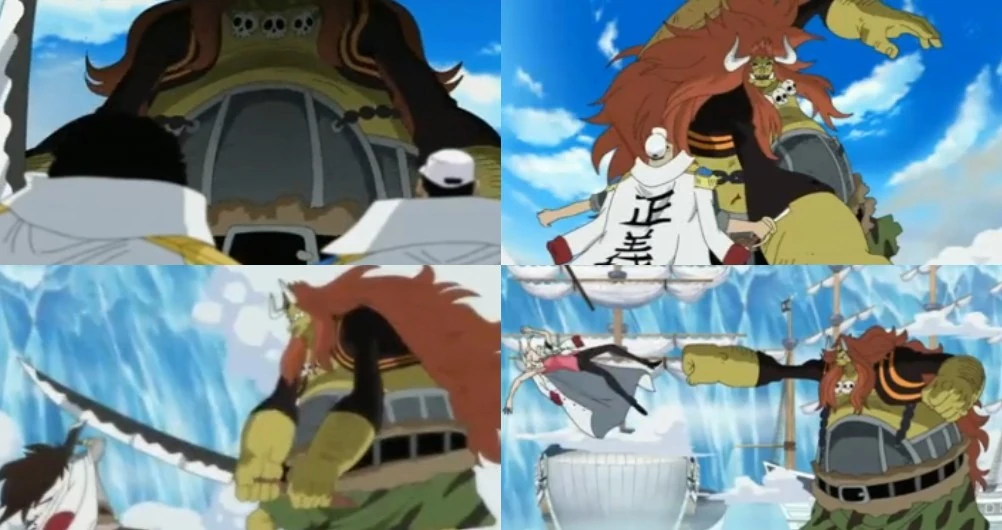 Oars Jr. vs. Vicealmirantes Gigantes One Piece Wiki FANDOM powered