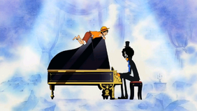 Luffy y Brook