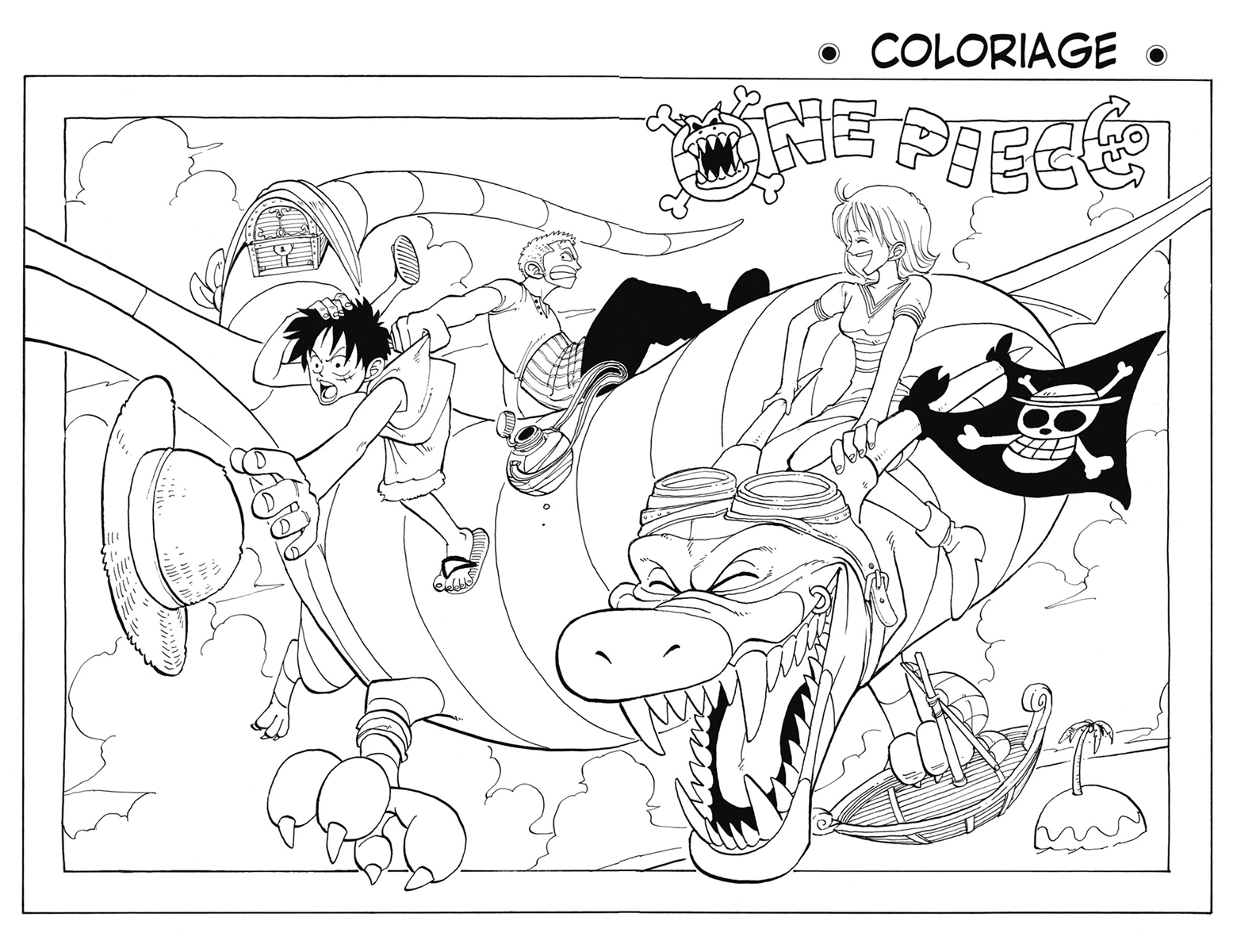 Inspiration One Piece 2 Ans Plus Tard Coloriage Haut Coloriage HD
