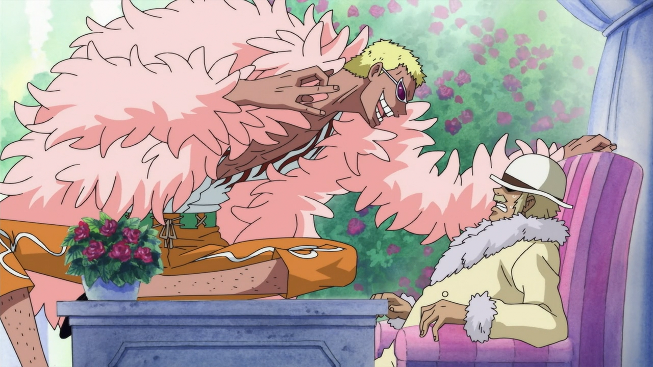 Изображение Doflamingo Threatening.png One Piece Wiki FANDOM