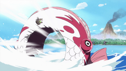 Pesce rosso gigante ucciso