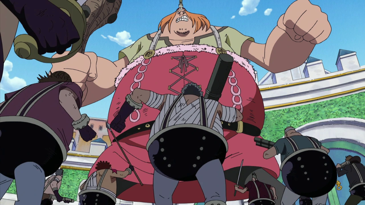 by the franky family, straw hat pirates, and galley-la company