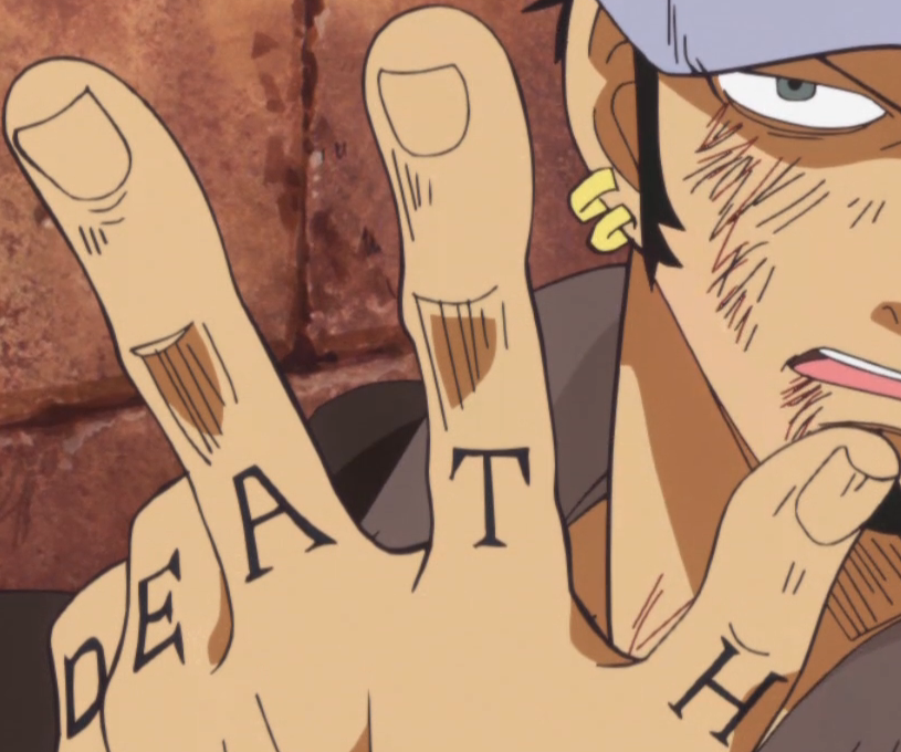 Image Law's Finger Tattoos.png One Piece Wiki FANDOM powered by Wikia