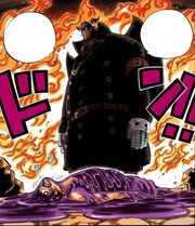 Luffy loses to Magellan
