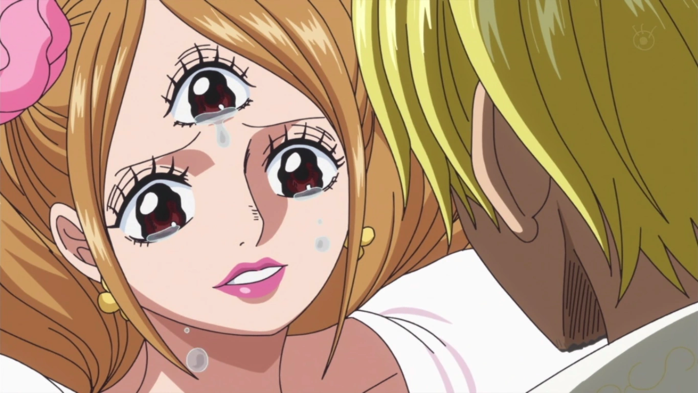 Imagen Pudding rompe a llorar.png One Piece Wiki FANDOM powered
