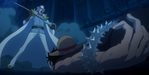 Spandam Captures Luffy