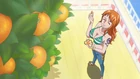 Nami Eating a Tangerine