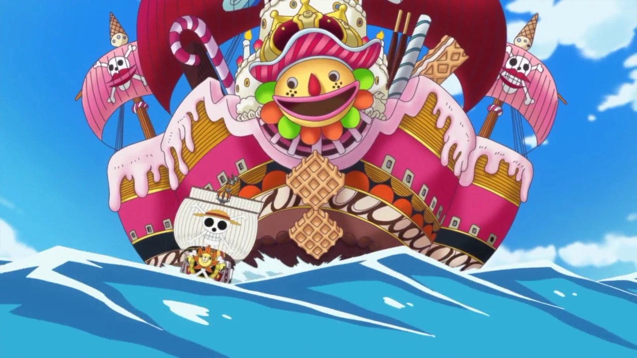 Vinsmoke Sanji, Nami, Tony Tony Chopper e Brook Vs Piratas da Big Mom