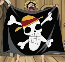 Luffy Draws Straw Hat Jolly Roger