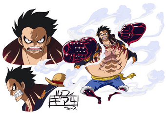 Fruta Gomu Gomu Gear Fourth One Piece Wiki Fandom