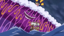 Big Mom Crée une Enorme Vague