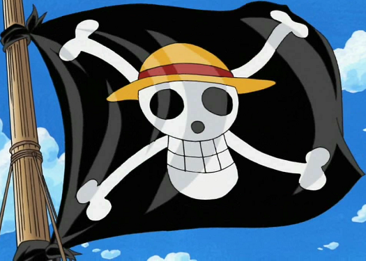 One Piece Skull Pirate Logo Monkey D Luffy Going Merry Flag Straw Hat Animation Art Characters Collectibles