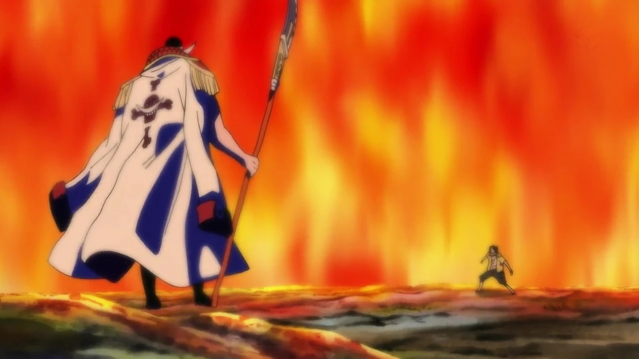 Bild Whitebeard gegen Ace.jpg OnePiecePedia FANDOM powered by Wikia