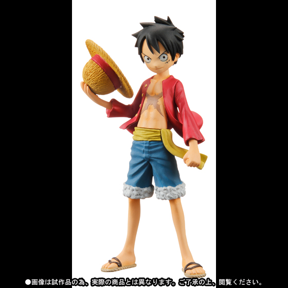 ONE PIECE Half Age Characters Vol Monkey D 1 Luffy Mini Figure Bandai