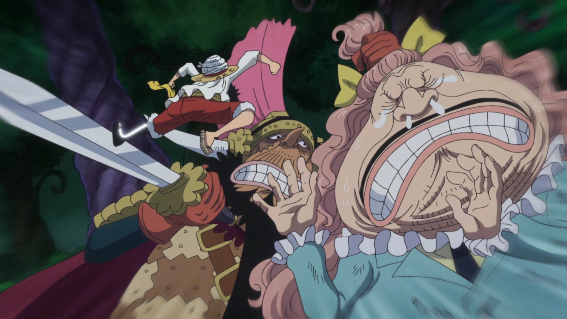 Изображение Luffy Fights Cracker.png One Piece Wiki FANDOM
