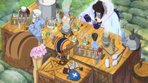 Chopper y Caesar crean el antídoto de Koro