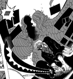 Zoro Slices Monet in Half