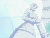 Nami Trapped in Galdino's Wax