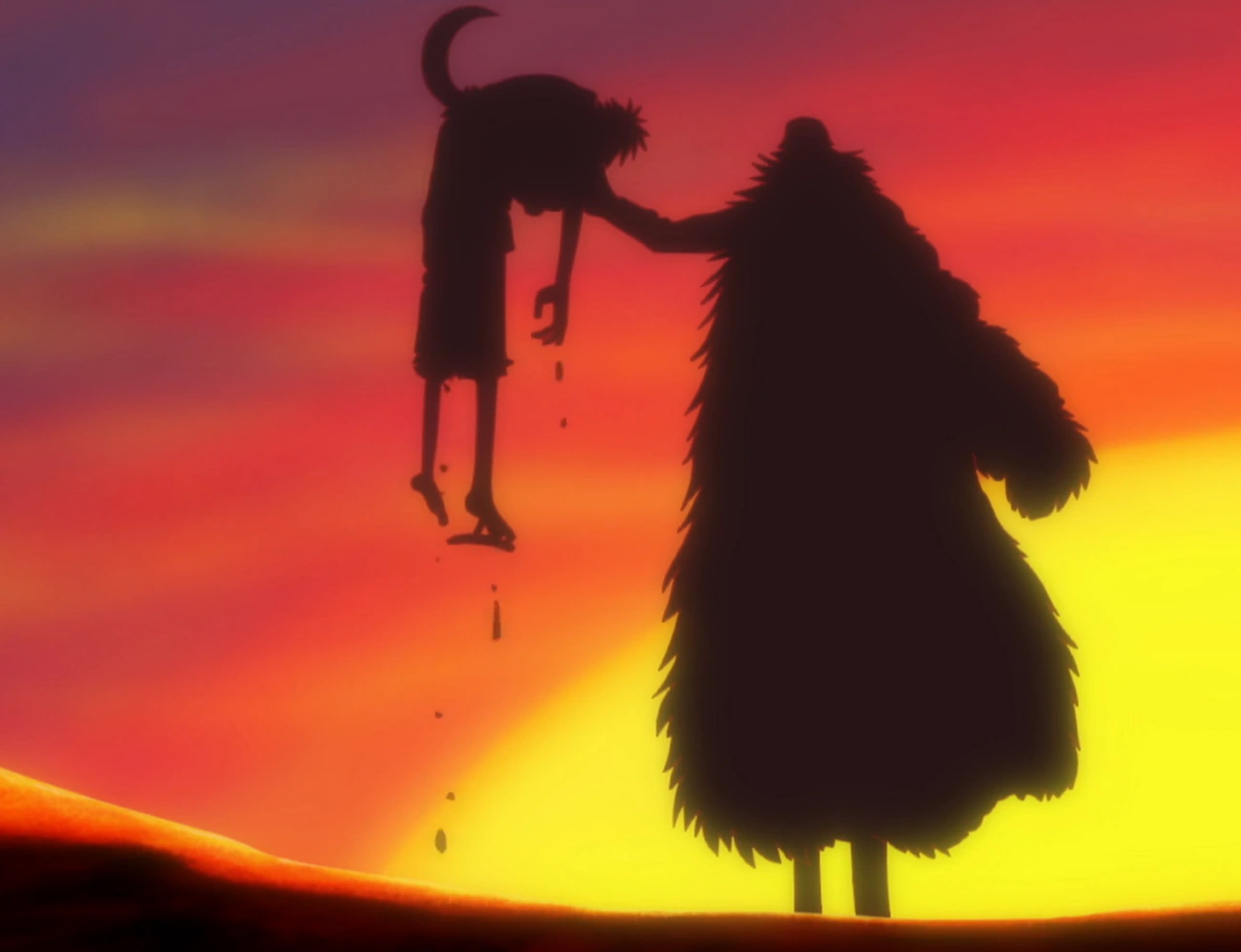 Immagine Crocodile trafigge Rufy.png One Piece Wiki Italia FANDOM powered by Wikia