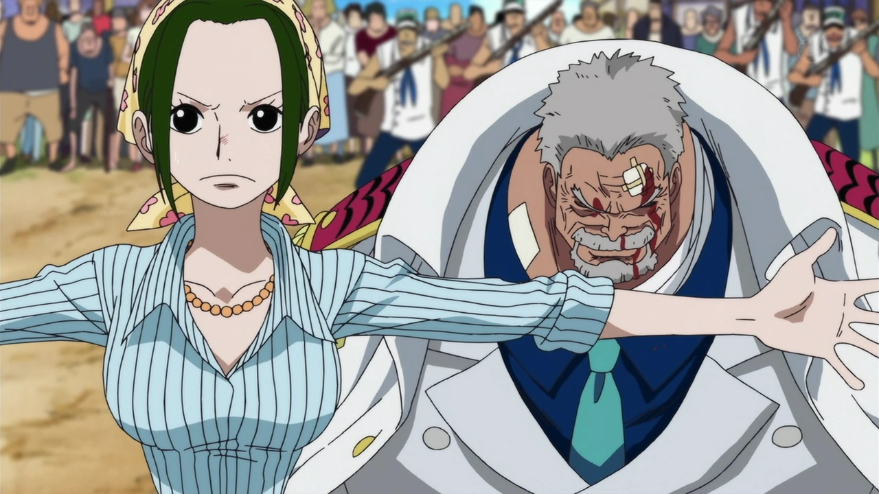 Imagen Makino Protects Garp.png One Piece Wiki FANDOM powered by