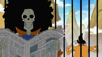 Brook Reading Newspaper