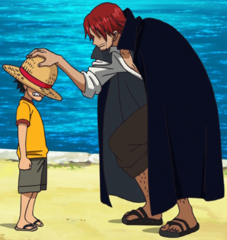 Image Luffy receive the straw hat.png One Piece Wiki FANDOM powered by Wikia