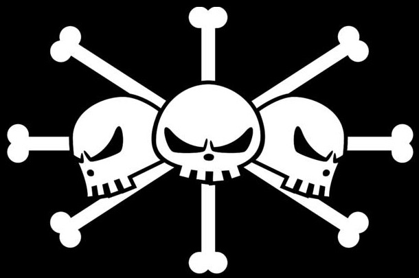 50cmx100cm High Quality One Piece Luffy Flag Jolly Roger Pirate