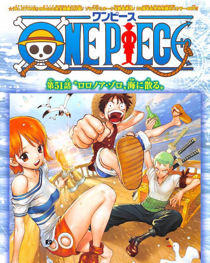 Roronoa Zoro Falls Into The Sea One Piece Wiki Fandom