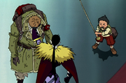 Akisu affrontant Pin Joker
