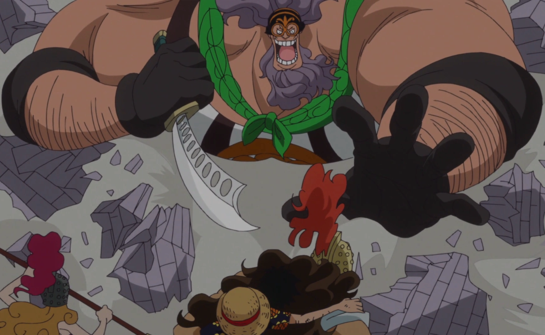 Immagine Jesus Burgess attacca Rufy.png One Piece Wiki Italia