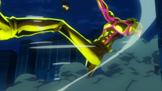 Luffy derrota al golem de Tesoro