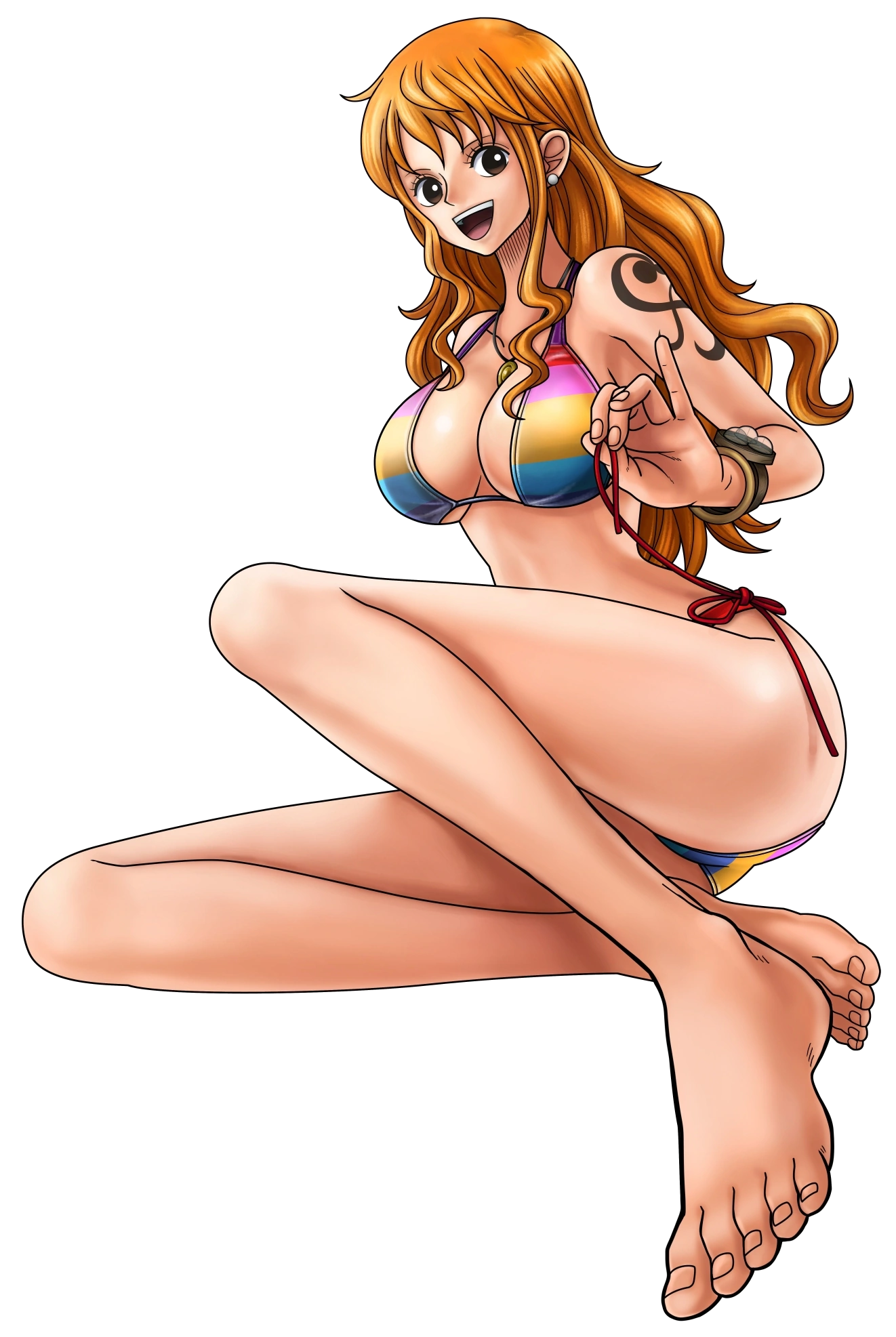 Image One Piece Burning Blood Swimsuit Nami (Artwork).png One Piece