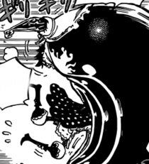 Cracker Absorbed into Luffy