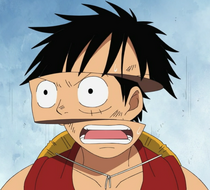 Wajah Pintu Luffy