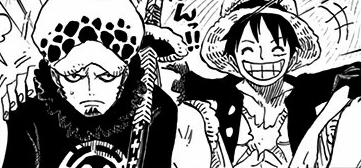 one piece law e luffy