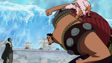 Crocodile discute con Doflamingo