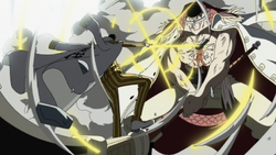 Shirohige attack Kizaru