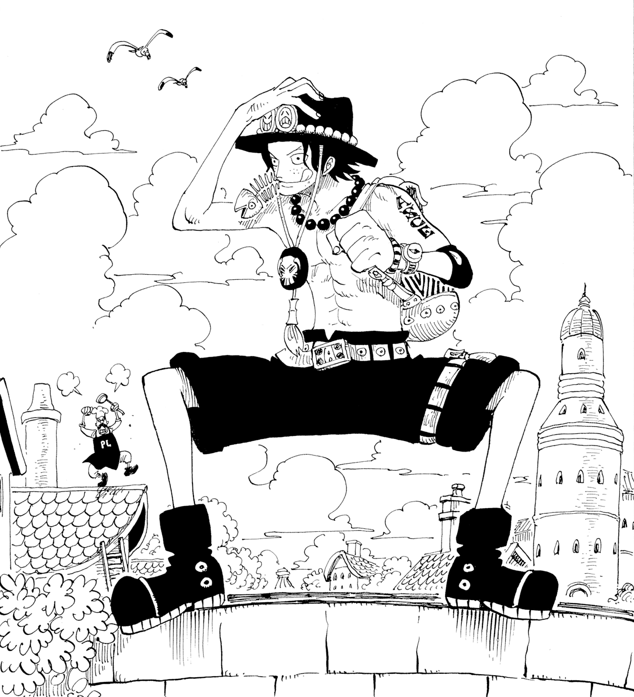 One Piece Wallpaper One Piece Ace Side Story Manga