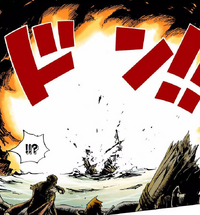 Smiley exploding color manga