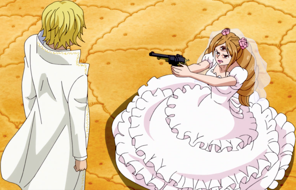 Image Pudding Confronts Sanji.png One Piece Wiki FANDOM powered