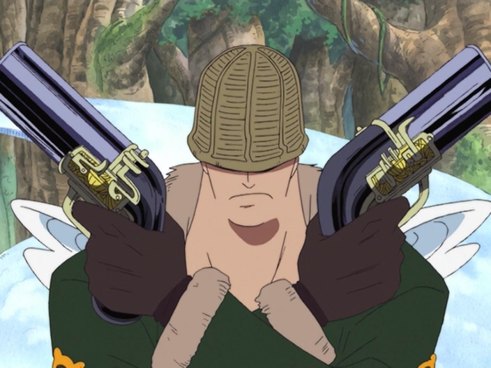 Image Braham Wielding Flash Guns.png One Piece Wiki FANDOM