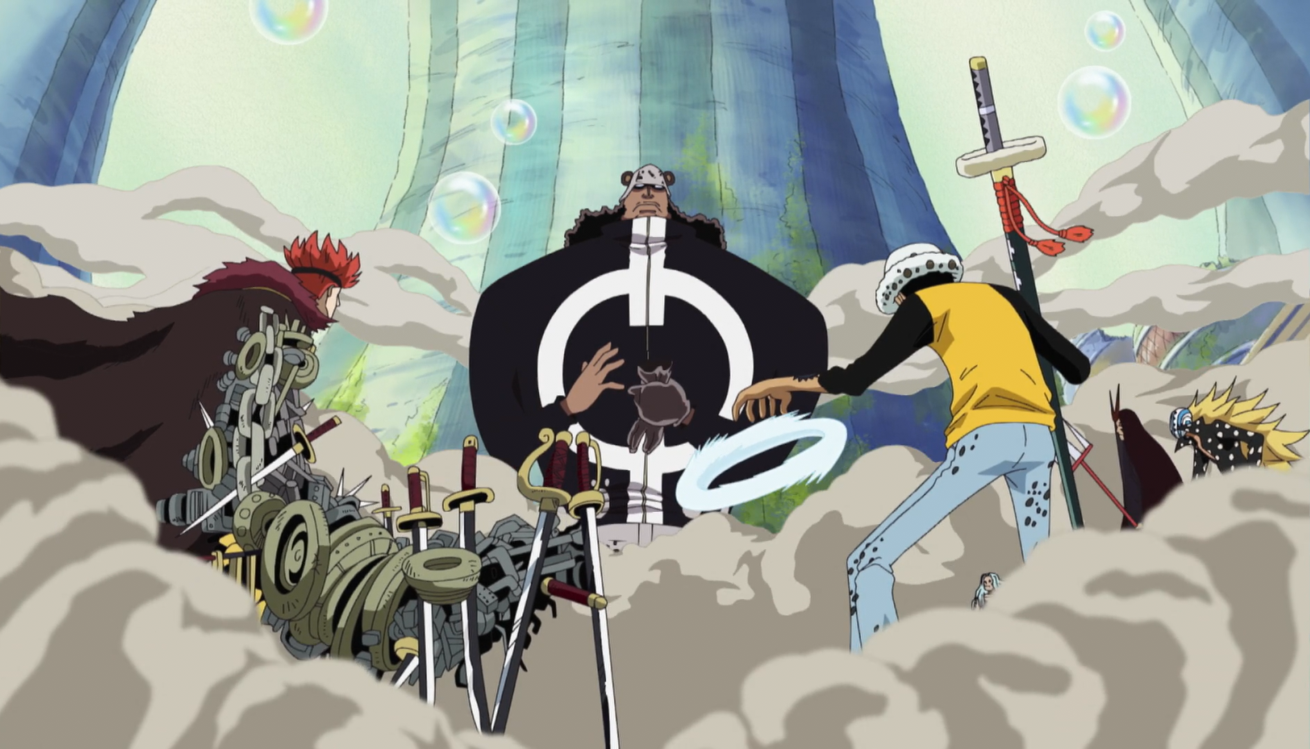 One Piece Wallpaper: One Piece Luffy Kid Law Episode